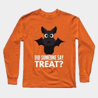 Scottish Terrier Halloween Trick or Treat Long Sleeve T-Shirt